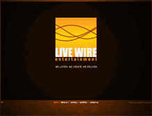 Tablet Screenshot of livewire-ent.biz